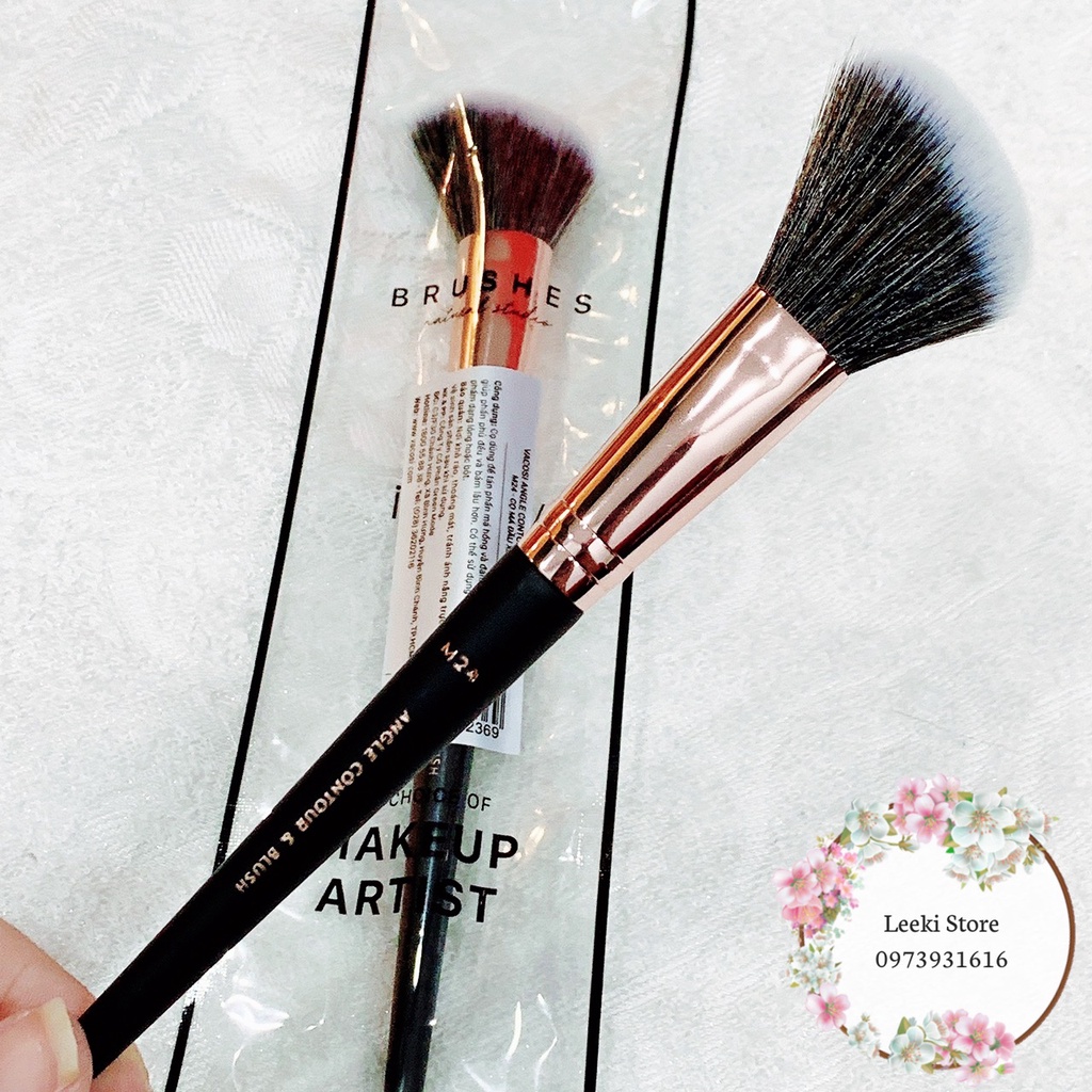 Cọ Má Hồng Và Tạo Khối Đầu Xéo Vacosi Angle Contour & Blush Brush M24