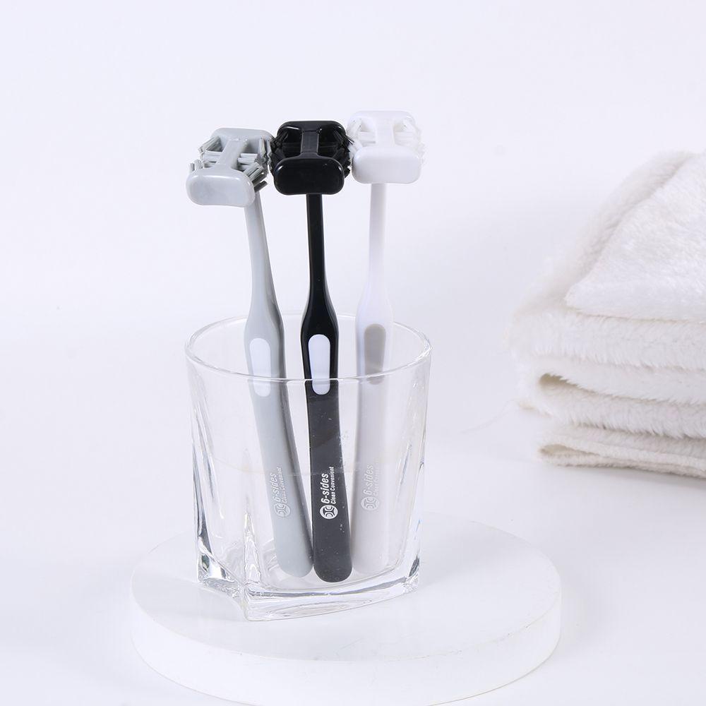 Mocho Bàn Chải Đánh Răng 6 Mặt Tròn Siêu Mịn Chăm Sóc Răng Miệng Cho Người Lớn