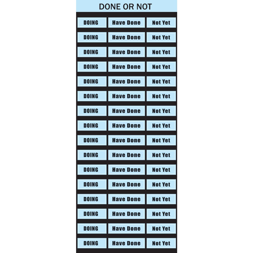 Nhãn Dán Ghi Chú In Chữ Tiếng Anh Độc Đáo Tiện Dụng