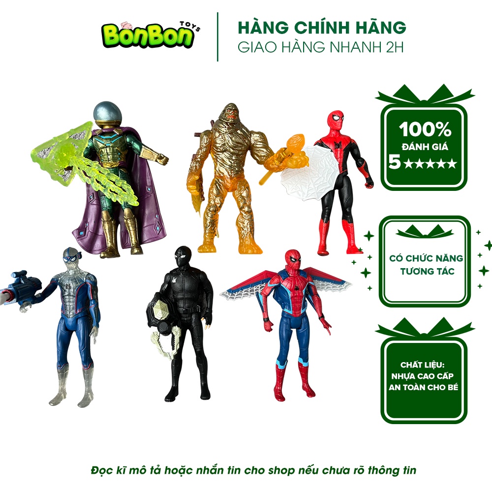 Đồ chơi mô hình người nhện SPIDER MAN phiên bản người nhện xa nhà (hàng chính hãng - Fullbox - có chức năng)