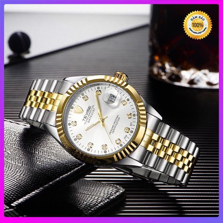 [ Đồng Hồ Cơ ]Đồng Hồ Nam Cơ Tự Động Chính Hãng TEVISE Cao Cấp Chống Nước Chống Xước | BigBuy360 - bigbuy360.vn