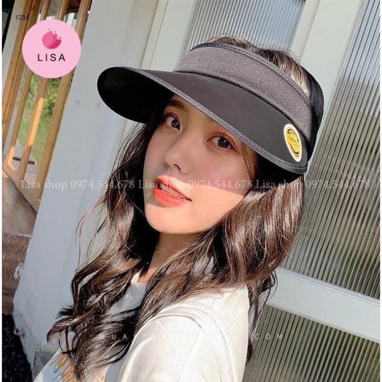 [HÀNG LOẠI 1 CAO CẤP] Mũ đi biển, nón che nắng hở chóp chống tia Uv tiện dụng thời trang cho nữ, M13