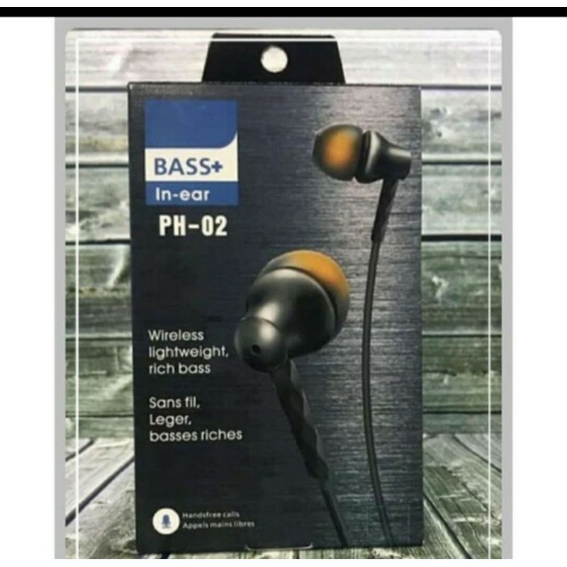 Tai Nghe Nhét Tai Philips Ph 02 Siêu Bass Chất Lượng Cao