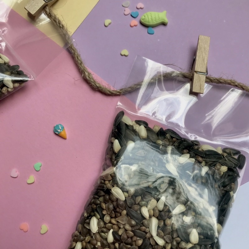 Mix Hạt 4 Loại Cho Hamster - Kham, Láng, Ba Khía, Hướng Dương Nhỏ