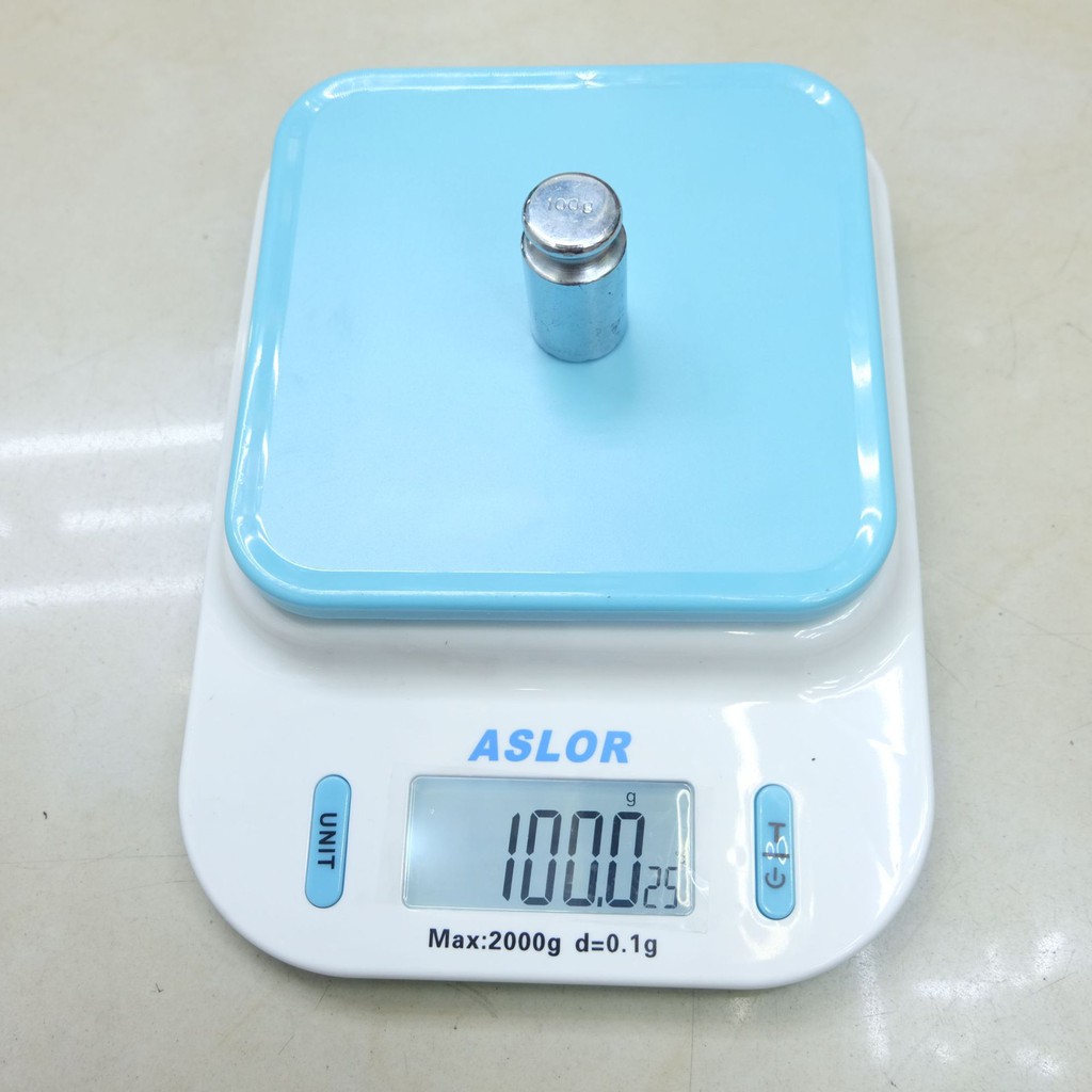 Cân Điện Tử mini Nhà Bếp mâm inox, 5Kg/0.5gr  .LCD HD SÁNG