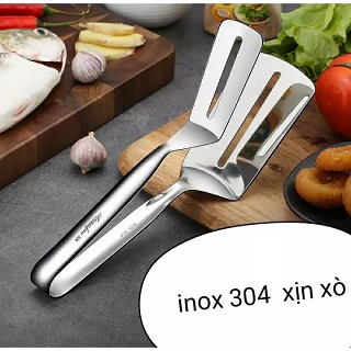 KẸP INOX GẮP THỨC ĂN NÓNG MẪU MỚI 2020 ( XẺNG GẮP )