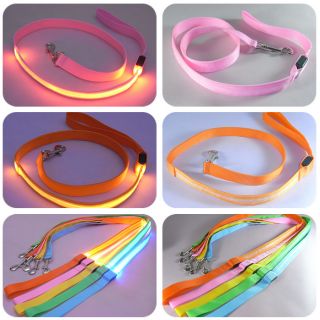 Combo 5 dây dắt LED cho cún mèo đủ màu