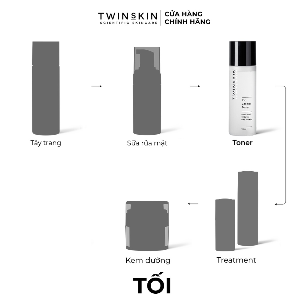 Nước Cân Bằng pH Cho Da - Pro Vitamin Toner Twins Skin Full size