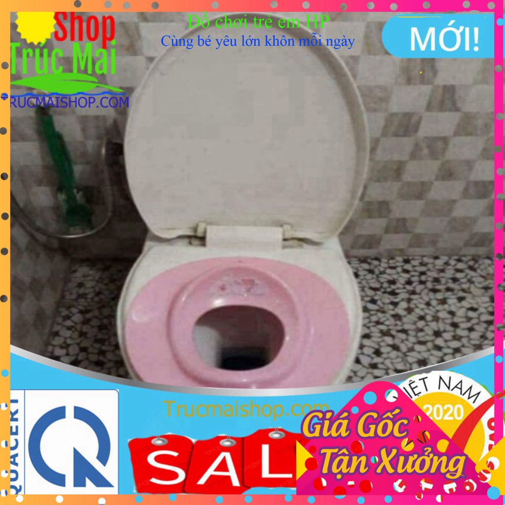 [ Loại Cao Cấp] Kệ ngồi toilet cho bé - Miếng lót thu nhỏ bồn cầu nhựa Việt Nhật