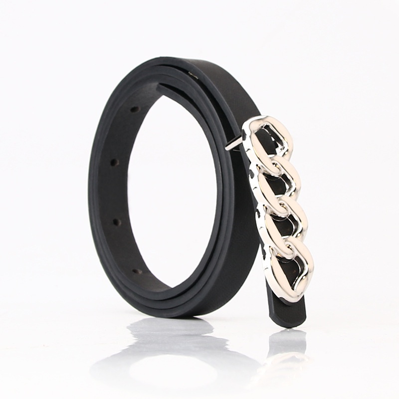 Dây thắt lưng Haimeikang phối xích thời trang phong cách retro dành cho nữ