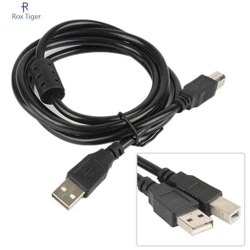 USB 2.0 1.5m Printer Cable USB TType A Male to B Female Adapter Connector for  Printer Scannner Computer Device