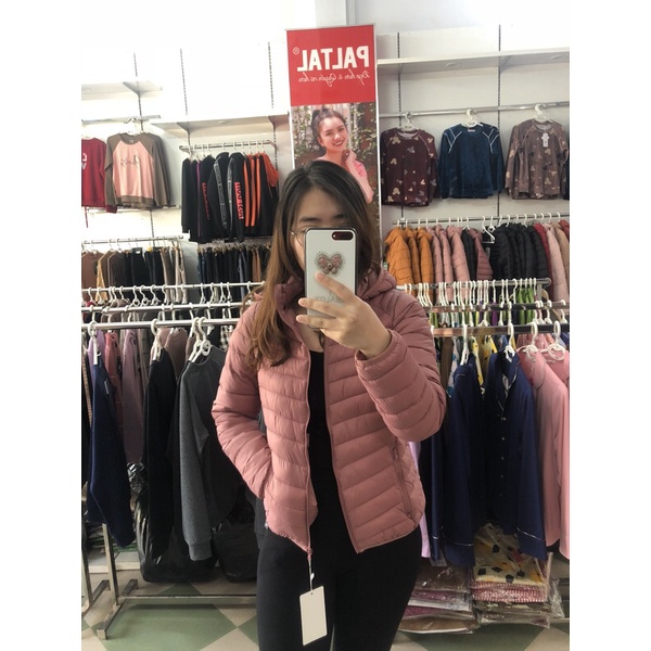 Áo phao siêu nhẹ có mũ áo  năng động áo phao cao cấp kenva áo phao cao cấp dáng ngắn A126