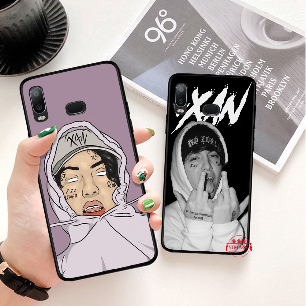 Ốp Điện Thoại Mềm Hình Rapper Lil Xan Cho Samsung S10E S10 S20 Ultra Note 8 9 10 Plus Lite