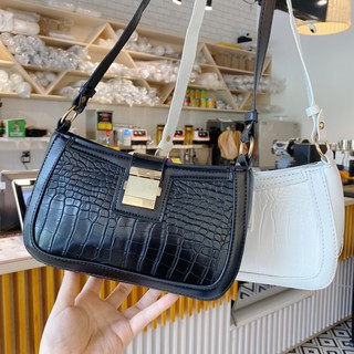 Kn2 túi xách kẹp nách khoá đồng nữ tongkhochitue , túi xách nữ trendy