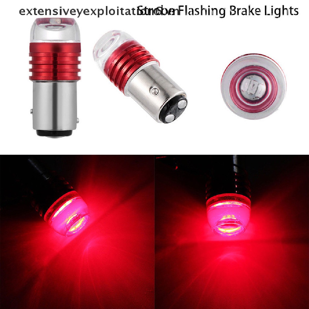 Set 2 Đèn Led Phanh Xe Ánh Sáng Đỏ 1157 BAY15D P21 / 5W