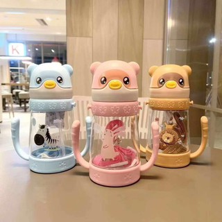 BÌNH TẬP UỐNG NƯỚC CHO BÉ (Có Chống sặc, có dây đeo)