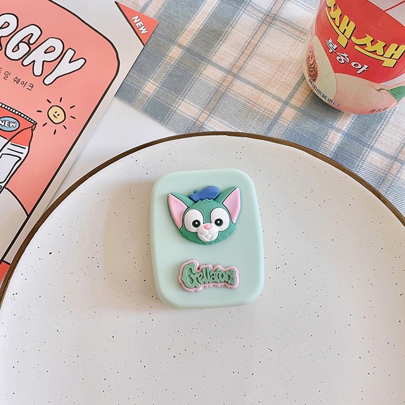 Khay Gương 3D Thú Pastel - Case Đựng Lens
