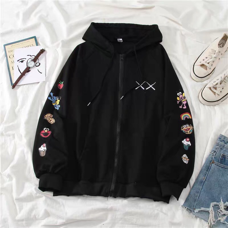 Áo khoác nỉ unisex form rộng XX, cardigan nam nữ ulzzang Wind thu đông | BigBuy360 - bigbuy360.vn