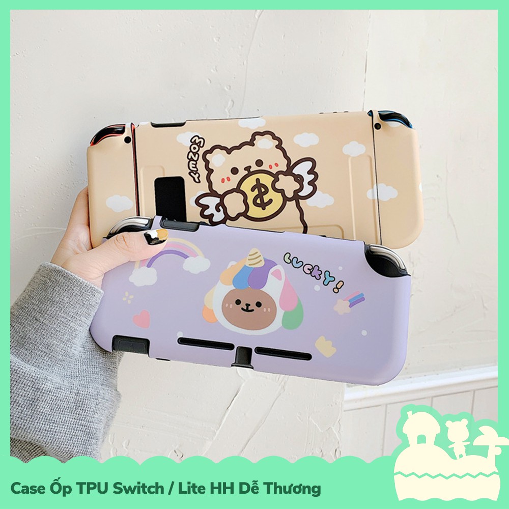 [Sẵn VN - NowShip] Phụ Kiện Case Ốp Lưng Nintendo Switch / Switch Lite TPU Dẻo Game Nhân Vật Hoạt Hình Dễ Thương