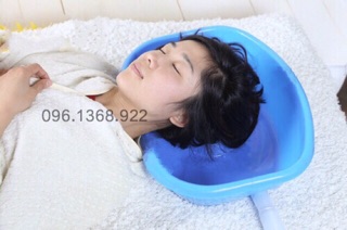 Chậu gội đầu tại nhà
