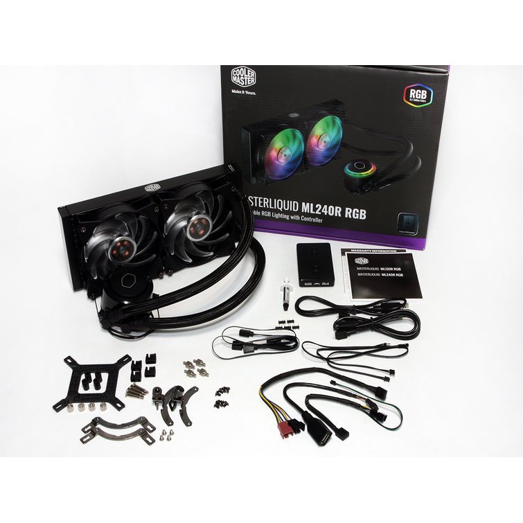 Tản nhiệt nước CPU Cooler Master MasterLiquid ML240R RGB - Hàng chính hãng