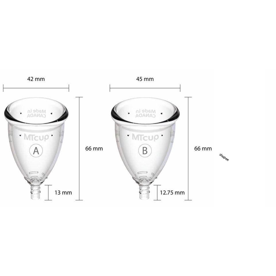 Cốc nguyệt san MTcup kèm cốc tiệt trùng (hàng chính hãng)