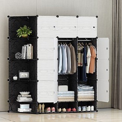 (HÀNG LOẠI 1 ) Tủ nhựa ghép đa năng  20 ngăn loại lớn  sâu 47 cm-12N4X4G