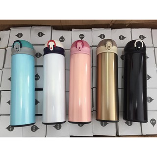 Bình giữ nhiệt 500ml | Tặng cọ rửa bình | 5 màu tùy chọn