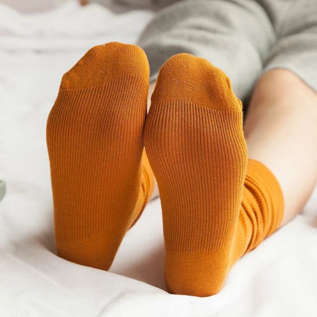 Tất vớ nhún len tăm phong cách Nhật nhiều màu