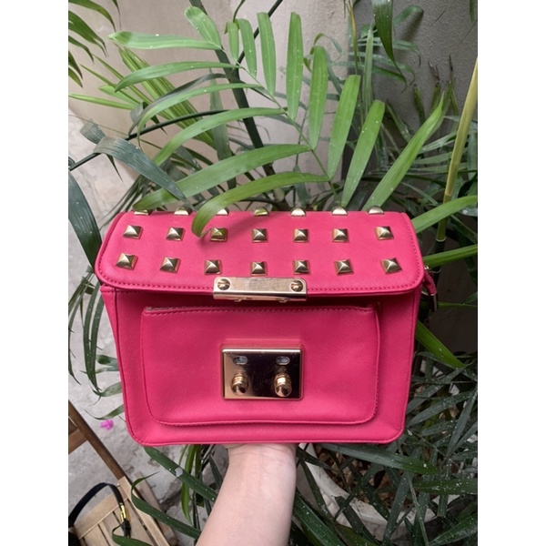 Túi MK hồng - Hàng si