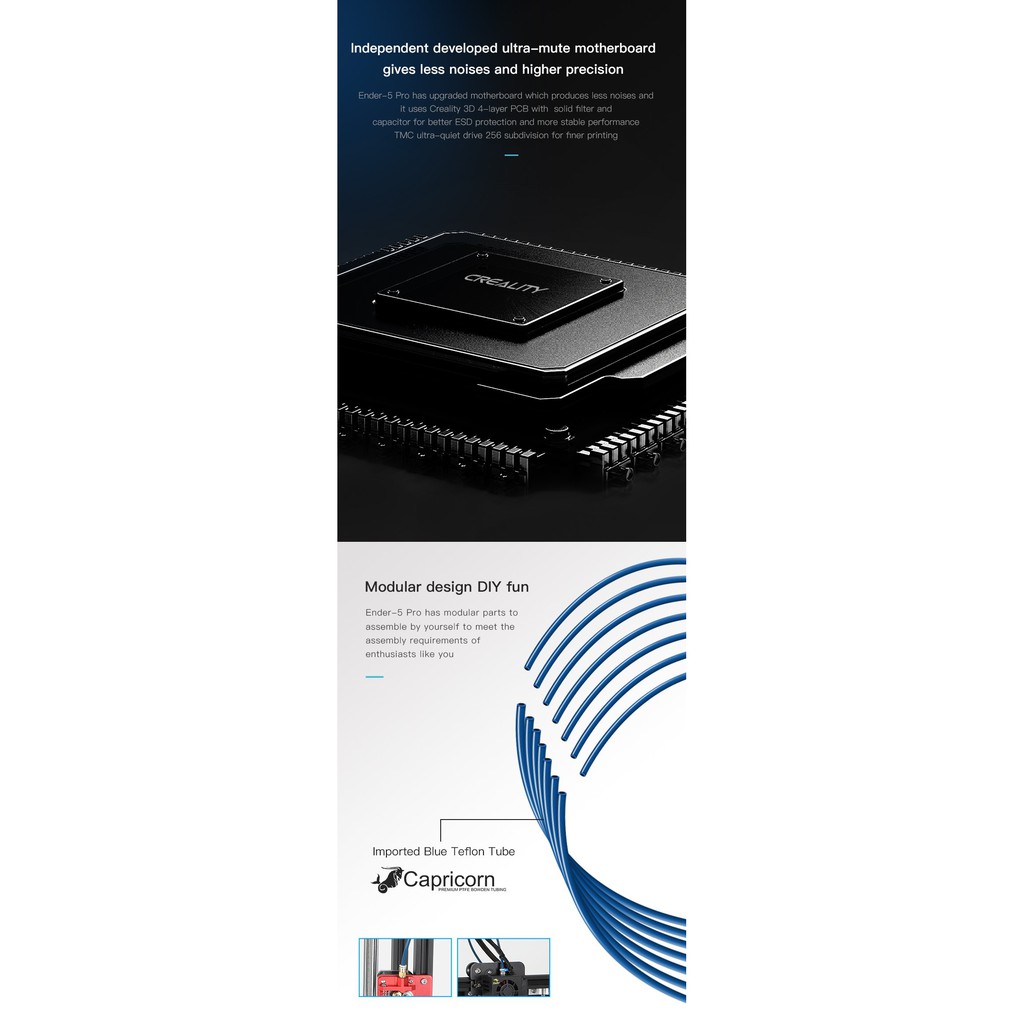 Máy in 3d Ender 5 Pro khổ in 220*220*300mm | BigBuy360 - bigbuy360.vn