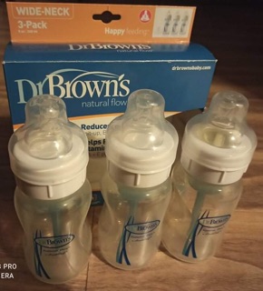 Bình sữa Dr. Brown’s cổ rộng 250ml