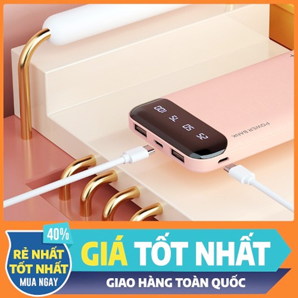 [ Giá Sỉ ] Pin Sạc Dự Phòng 10000mAh, Chính Hãng REMAX, Đèn Led Hiển thị Pin, 2 Cổng Sạc USB, BH 6Tháng