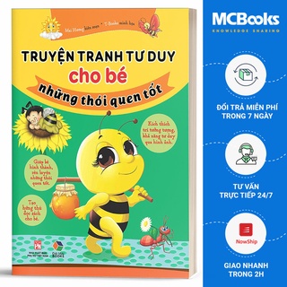 Sách - Truyện tranh tư duy cho bé những thói quen tốt