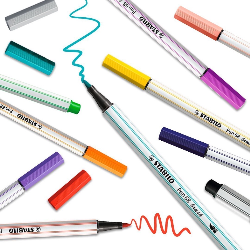 Bút lông màu STABILO Pen 68 brush PN68BR