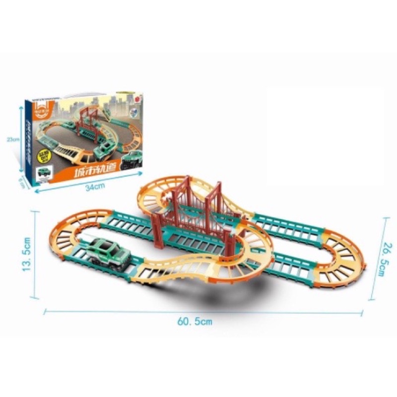 ĐỒ CHƠI BỘ LẮP RÁP ĐƯỜNG RAY Ô TÔ, PHÁT TRIỂN TRÍ NÃO BÉ THẢO SỨC SÁNG TẠO