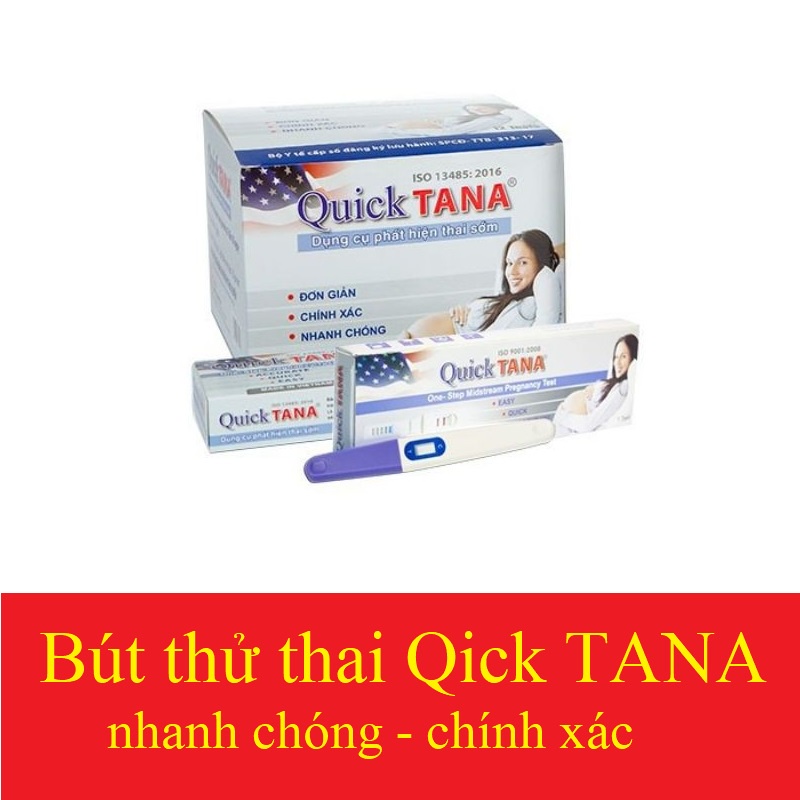 BÚT THỬ THAI QUICKTANA CHO KẾT QUẢ NHANH VÀ CHÍNH XÁC 4-6 NGÀY