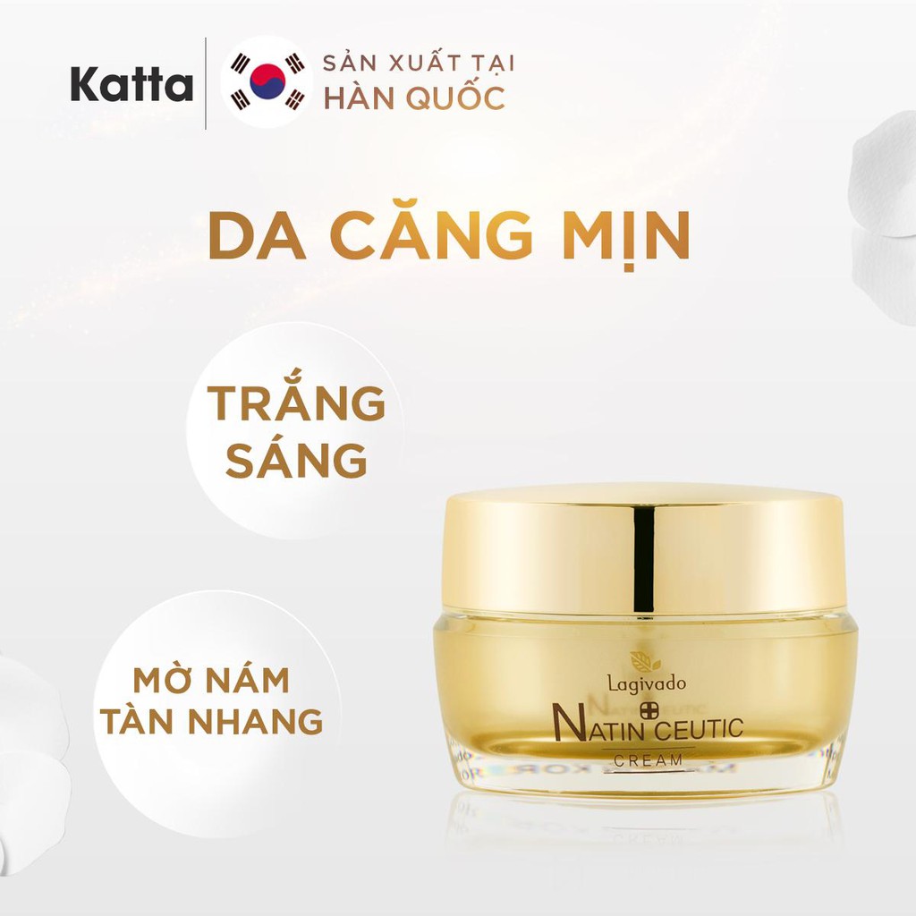 Kem dưỡng ẩm trẻ hóa làn da, giảm nám tàn nhang NATIN CEUTIC CREAM 50g - Katta_LG_014_50G