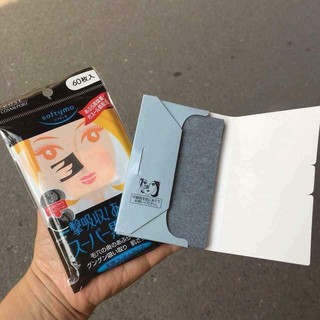 GIẤY THẤM DẦU KOSE SOFTYMO THAN HOẠT TÍNH- 60 TỜ