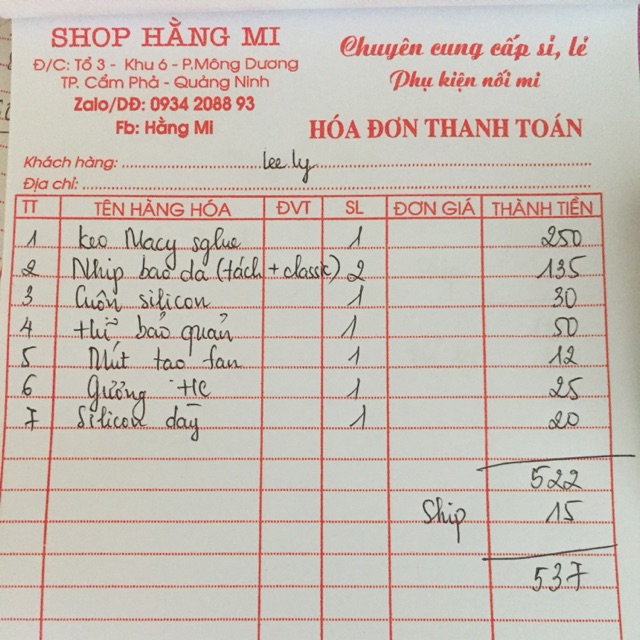 Combo phụ kiện nối mi