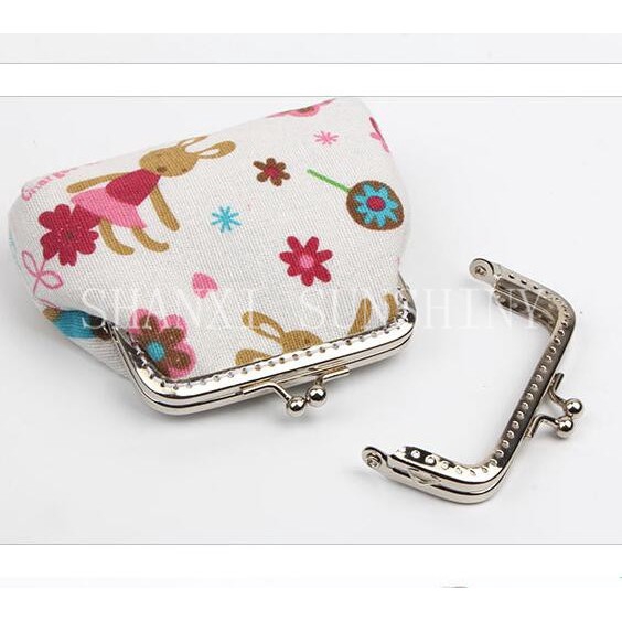 Khung ví vuông bằng kim loại DIY để làm ví cầm tay