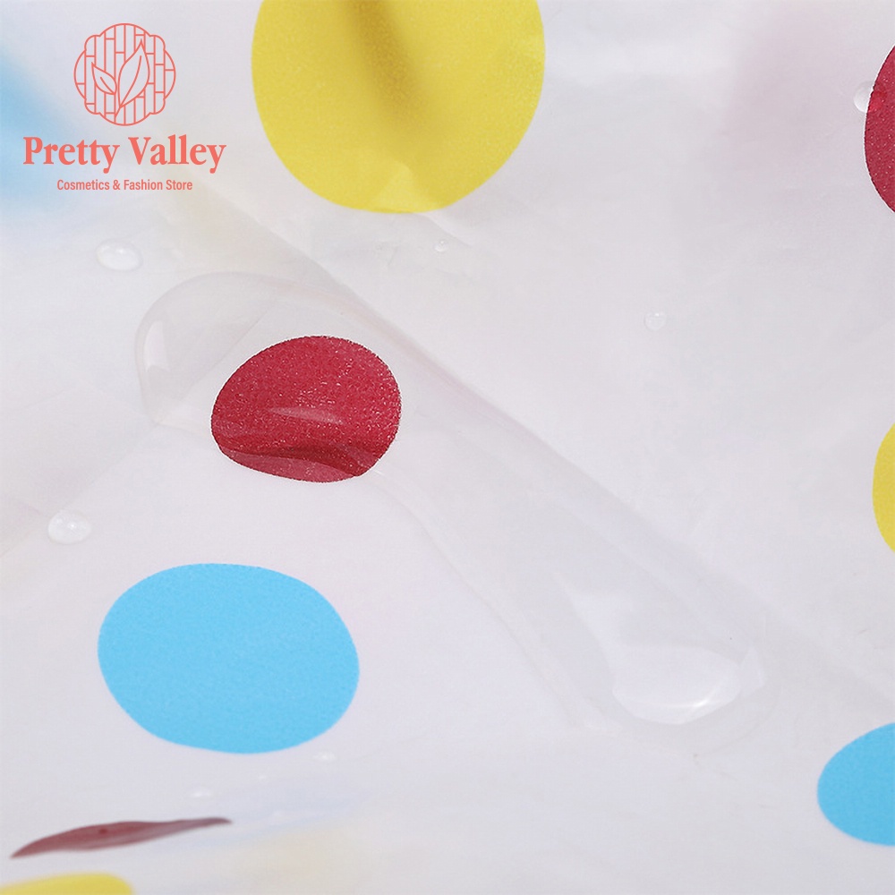 Mũ trùm nhuộm tóc, ủ tóc Pretty Valley Store Mũ trùm tóc chống nước khi tắm, nhuộm, ủ tóc loại dày nhiều họa tiết