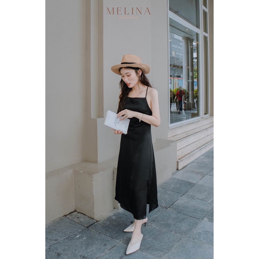 Đầm 2 dây buộc nơ lưng - Lily Dress