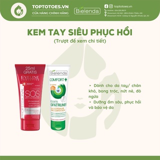 Kem tay siêu phục hồi Bielenda & Eveline dưỡng ẩm sâu, bảo vệ và trẻ hoá da