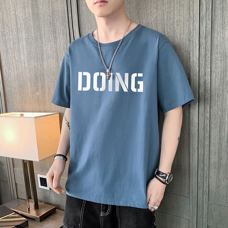 Áo Thun Tay Ngắn In Họa Tiết Thời Trang Mùa Hè Cho Nam