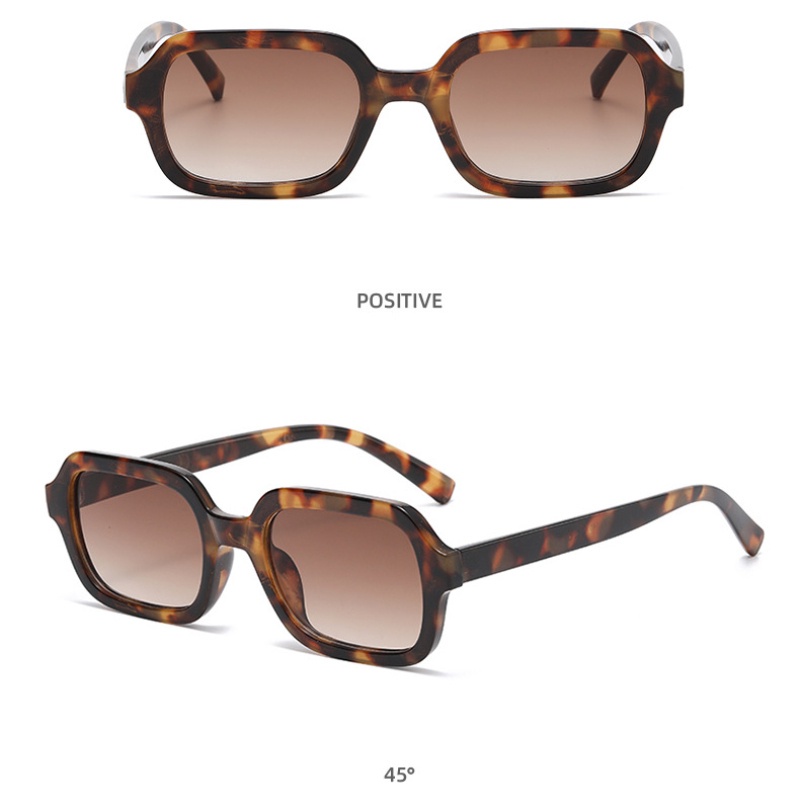 (JIUERBA) Kính Râm Gọng Vuông Nhỏ Màu Kẹo Thời Trang Phong Cách Vintage