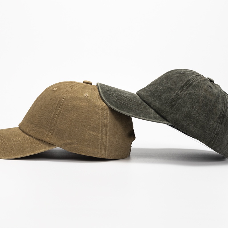 Mũ lưỡi trai LINJW cotton mềm màu trơn thời trang Hàn Quốc