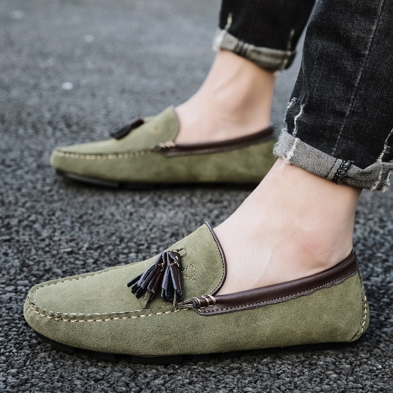 Giày da lộn hợp thời trang sành điệu cho nam