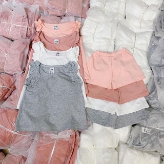 🌟BỘ COTTON VIỀN BÈO CHO BÉ GÁI