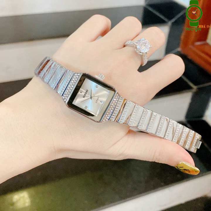 Đồng hồ nữ Rado size 30mm dây hợp kim đính hạt cao cấp không gỉ, không bay màu, CHỐNG NƯỚC - Bảo hành 12 tháng